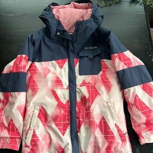 Girls Columbia Winter Coat Size L 14/16